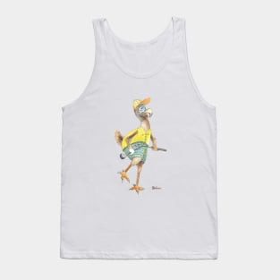 Angry Golfing Dodo Tank Top